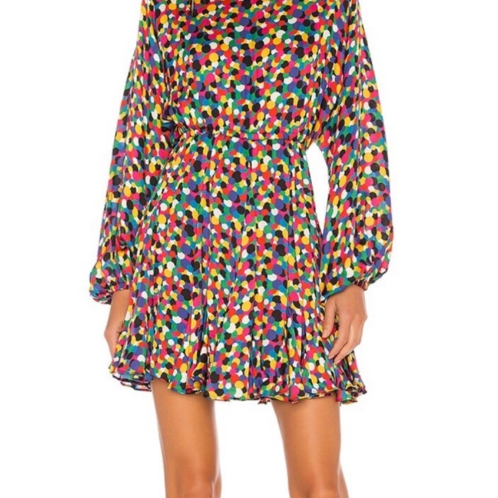 RHODE Multicolor Long Sleeve Dress